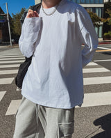 レイヤード長袖