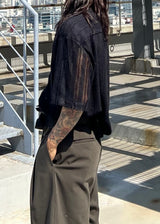 Soft punched-knit collar shirt 3COLOR