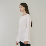 SIDE SLIT T-SHIRT (WHITE) (6645969518710)
