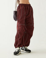 パラシュートパンツ/PARACHUTE PANTS BURGUNDY