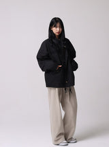 オータムドッグパーカボンバージャケット/Autumn Dog Parka Bomber Jacket_2color