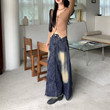 Prua Washing Denim Long Skirt