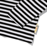 [KIDS] KIRSH X MISAKI KAWAI KIDS ARTWORK STRIPE T-SHIRT [BLACK]