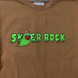 STICKY GHOST LONG SLEEVE T-SHIRT LIGHT BROWN (6612498382966)