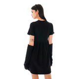 ウォーマースリーブワンピース / OW Warmer Sleeve One-piece [Black Pearl Knit]