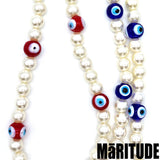 イーブルアイネックレス / EVIL EYE NECKLACE (2COLOR)