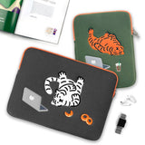 DOUGHNUT TIGER LAPTOP/TABLET POUCH (6538465476726)