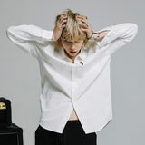 オーバーフィットコットンシャツ/OVERFIT COTTON SHIRTS-OFF-WHITE
