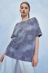 HIDE Tie Dye Graphic T-Shirt (Navy) (6571000299638)