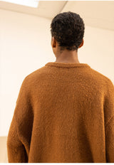 ウールソフトモヘアオーバーサイズニット/WOOL SOFT MOHAIR OVERSIZED KNIT