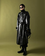 [自主製作] [Restock] ルーカスレザートレンチコート/LUCAS leather trench coat (2 color)