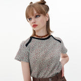 Flower Crop-T [Mint_strawberry] (6592904331382)