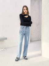 ワイドデニムパンツ / W50 WIDE DENIM PANTS_LIGHT BLUE