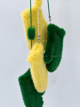Real mink fur gloves