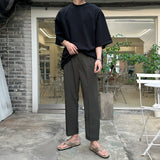 LMN Summer Ice Cropped Wide Pants (5 colors)
