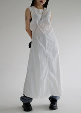 ナイロンバックポイントワンピース / Nylon Back Point One Piece (3color)