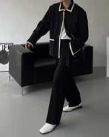 SO Line Collar Tweed Jacket ver.4 (2 colors)
