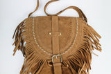 スエード フリンジ ショルダーバッグ / suede fringed shoulder bag