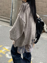 サマールーズショールニットカーディガン / Summer Loose Shawl Knit Cardigan