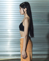 basic bra top - black