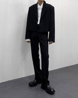 モネルトバックバンディングスラックス/MO NELT Back Banding Slacks (Set - Up / 2 colors)