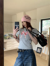ピンクリボン半袖Tシャツ