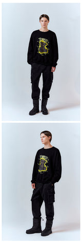 サンダーボルトスウェットシャツ/THUNDERBOLT SWEATSHIRTS [BLACK]
