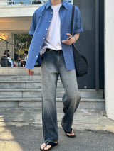 トニ―ハイデンシティー半袖シャツ/Tony High Density Short-Sleeved Shirts (4 colors)
