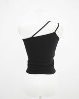 アンバランスストリングレイヤードスリーブレス / Unbalanced String Layered Sleeveless (4color)