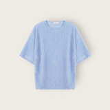 ユニークモヘアショートスリーブTシャツ