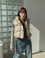ダイブクロップぺディッドベスト/Dive Crop Padded Vest (3color)