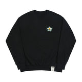 Drawing Letter Flower Smile Sweatshirt_Green Logo