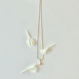 レモンクォーツチェーンネックレス/LEMON QUARTZ CHAIN NECKLACE