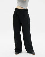 ビジョピンタックコットンパンツ/Bijo Pintuck Cotton Pants (2color)