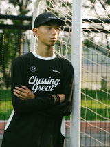 DAKYAM 2023 A/W Chasing Great COOLMAX アンチスタティックカラーブロッククイックドライロングTシャツ