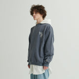 WHATTHE F.B ロゴ 刺繍 スウェット シャツ/WHATTHE F.B Logo Embroidered Sweat Shirt Navy
