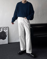 GJ5065 Straight Washing Denim (3 colors)