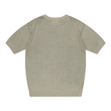 トライバルロゴ半袖ニット / TRIBAL LOGO HALF KNIT