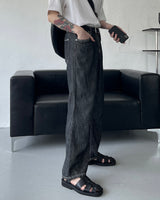 ブラックボウルリネンデニム / TR2424 Black Bowl Linen Denim (XS–L)