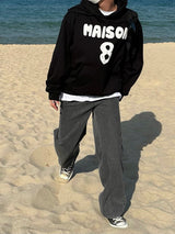 エイトルースフィットプリントフーディ / EIGHT LOOSEFIT PRINTING HOODY(4COLOR)