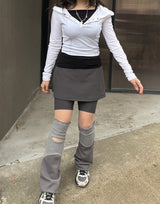ゴープコアスパンデックスストラップスカートレギンス / Gorpcore spandex Strap Skirt Leggings