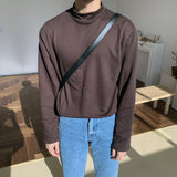 パーフェクトセミハーフネックTシャツ
