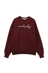 シグネチャースウェットシャツ / SIGNATURE SWEAT SHIRTS - BURGUNDY