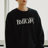 リセントロゴスウェットシャツ/RECENT LOGO SWEAT SHIRT_BLACK