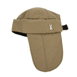 Heavy Padding Stud Logo Trooper Hat Beige