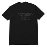 コーディングTシャツ（黒） I Kizuna AI × Thanksinsomnia (4625124622454)