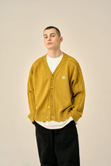 RAGLAN PATTERN BOOKLE CARDIGAN - OLIVE