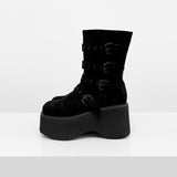 Luce suede belt boots