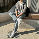 セイントモダンフィットYネックカーディガン / Saint Modern Fit Y-Neck Cardigan (6 colors)