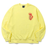 GIVE LOVE SWEAT SHIRT_LIGHT YELLOW (6687851642998)
